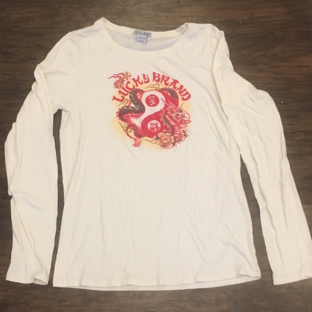 Lucky Brand Graphic Tee Shirt Size Large